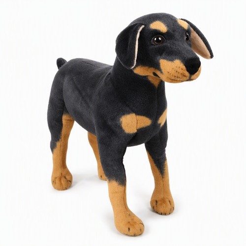 Standing black power - standing, dog