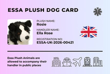 ESSA PLUSH ANIMAL ID CARD